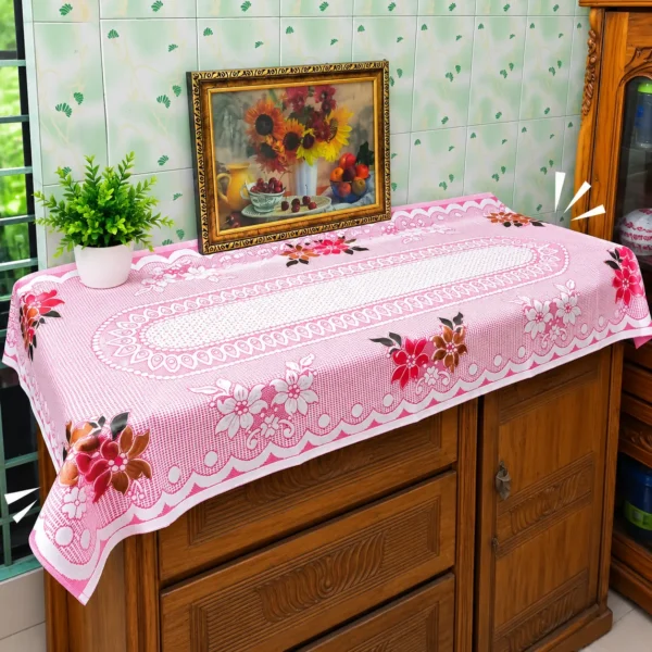 Big  Flower Waredrobe Cover 72/30 Inch (Colour – Pink)