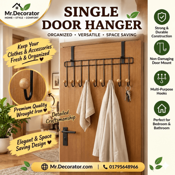 Single Door Hanger 19 Hook